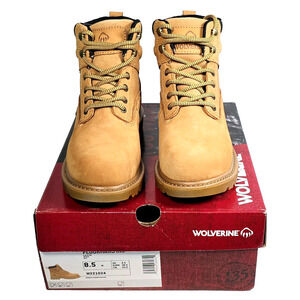 Wolverine Floorhand Women's 8.5M Insulated Steel-Toe 6" Brown Work Boots W221024